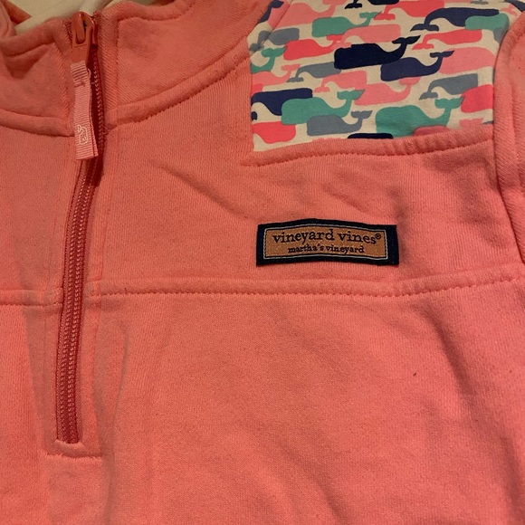 Vineyard Vines pink quarter zip - Picture 2 of 3